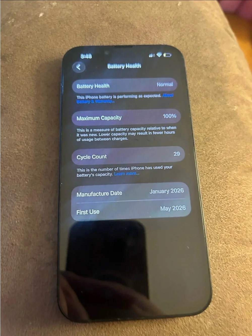 Apple iPhone Black Frame with Colorful Gradient Display 256GB
